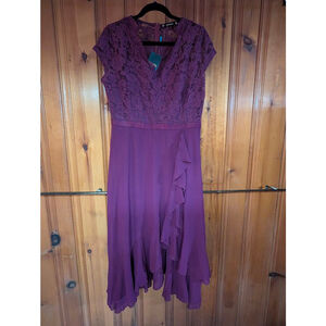 Women's MIUSOL Dress, Magenta, Size L bridesmaid, mother of the bride